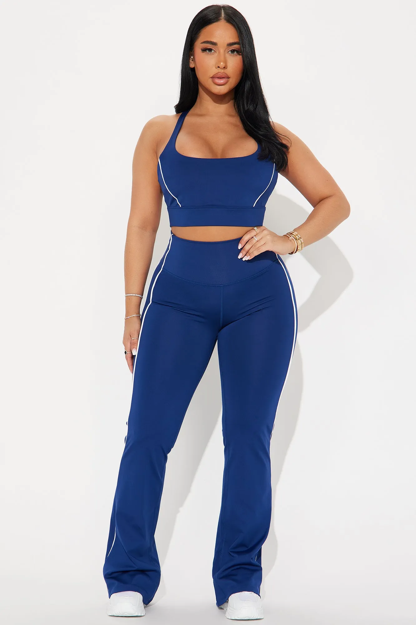 Aligned Elevate Sports Bra - Midnight Blue