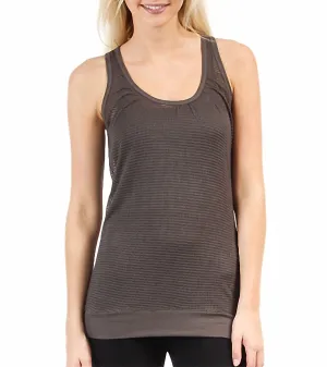 Alo Modal Mesh Shirred Scoop Neck Racerback