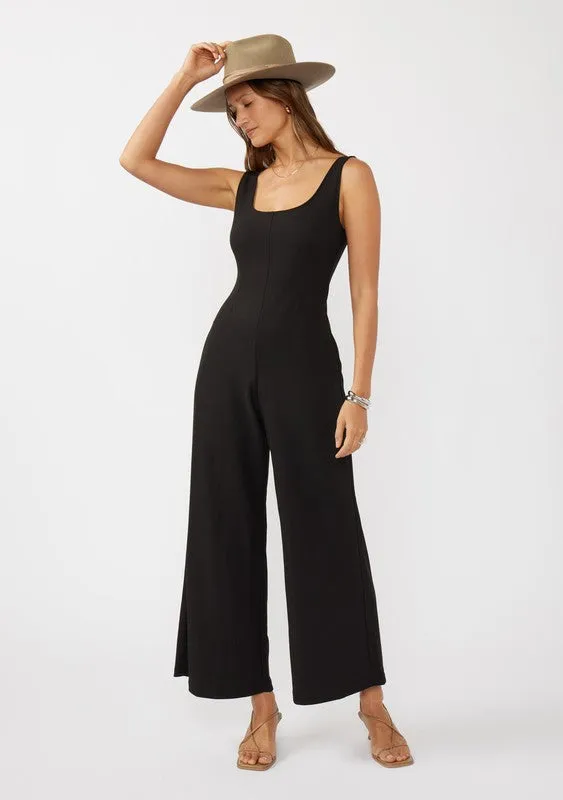 Armina Sleeveless Wide Leg Jumpsuit Black