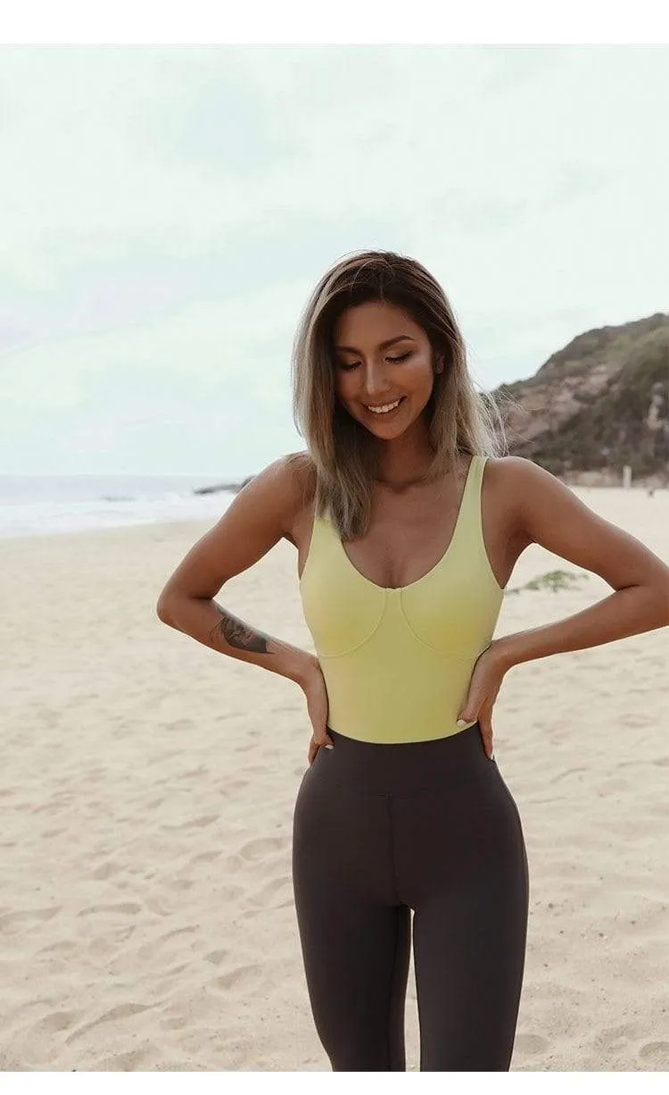 Asmita One Piece Sleeveless Fitness & Yoga Jumpsuit