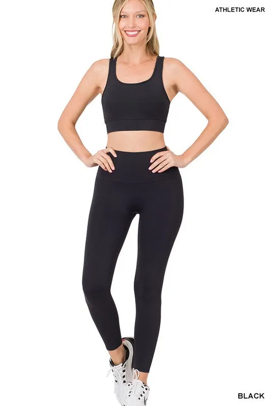 ATHLETIC RACERBACK TANK  & LEGGING SET
