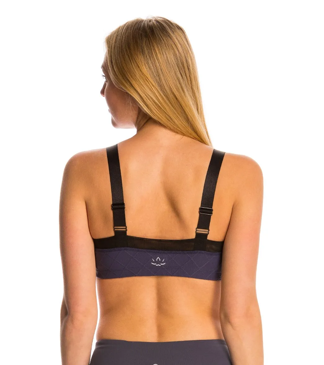 Beyond Yoga Quilted Mesh Lined Yoga Sports Bra