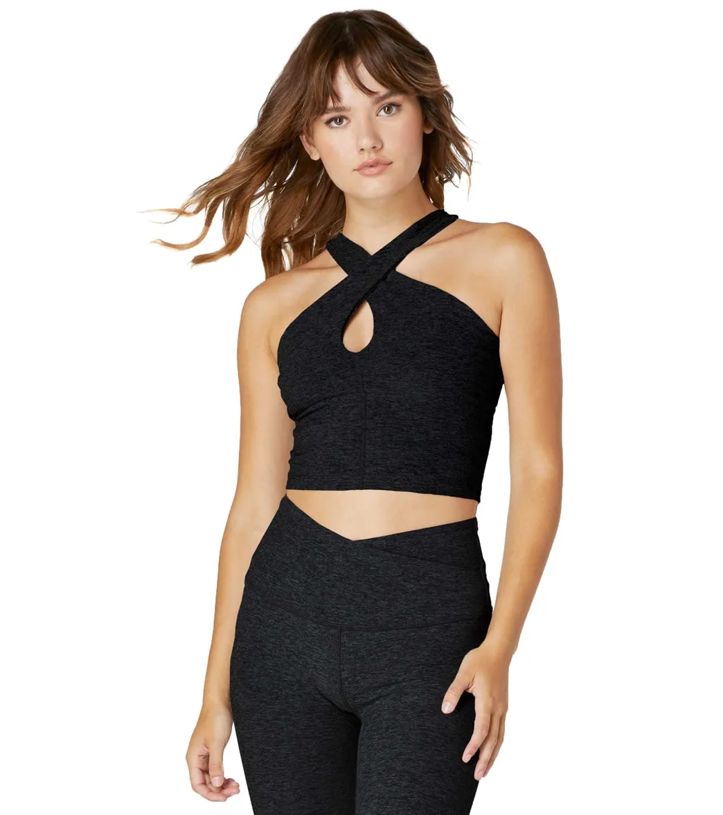 Beyond Yoga Spacedye At Your Leisure Cropped Yoga Tank