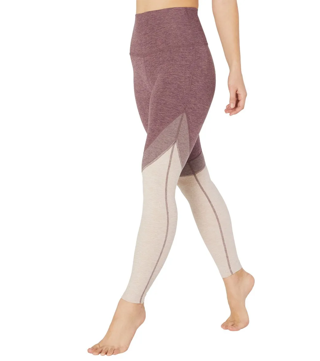 Beyond Yoga Tri-Panel Spacedye High Waisted 7/8 Yoga Leggings