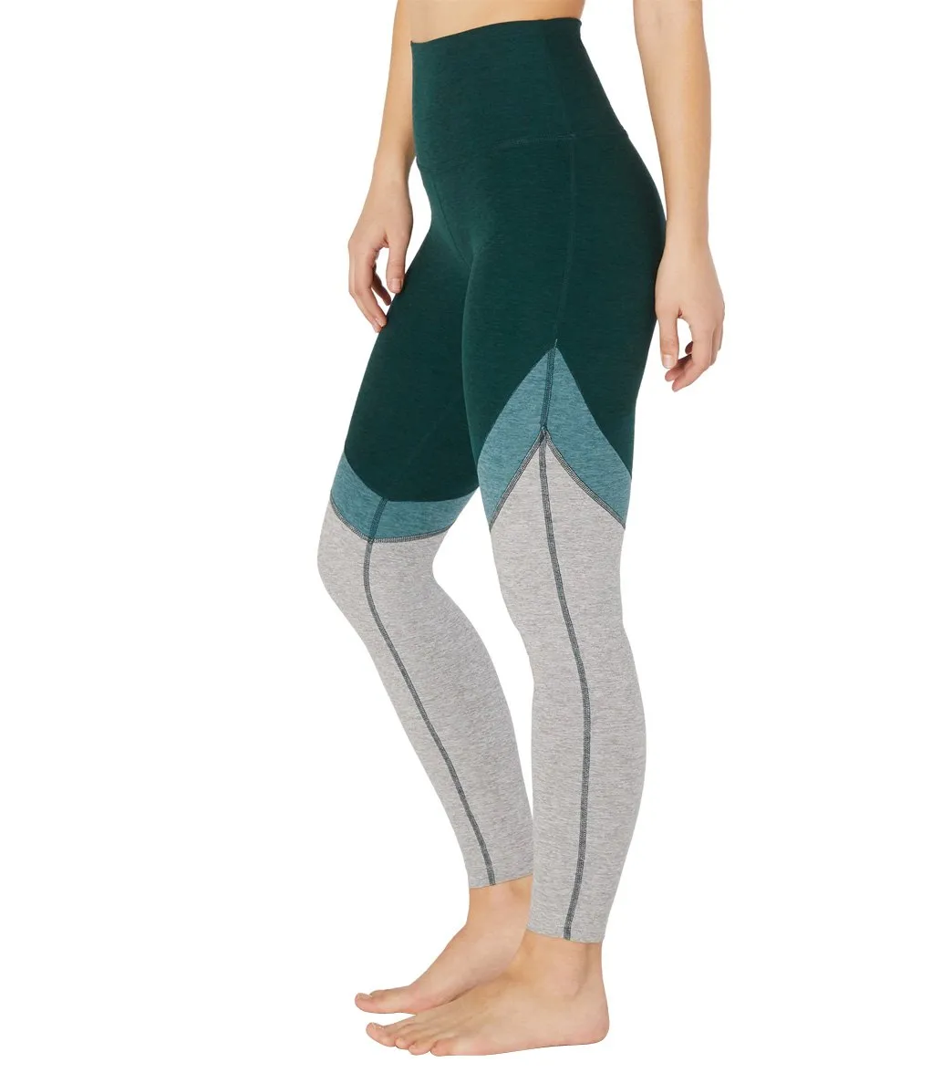 Beyond Yoga Tri-Panel Spacedye High Waisted 7/8 Yoga Leggings