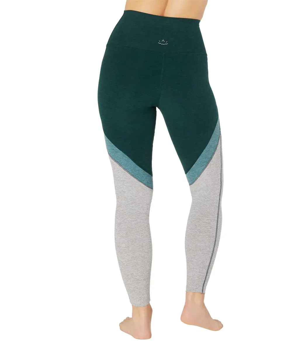 Beyond Yoga Tri-Panel Spacedye High Waisted 7/8 Yoga Leggings