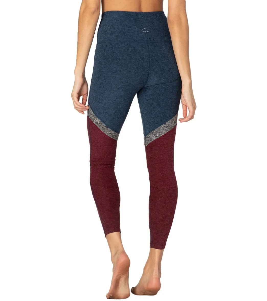 Beyond Yoga Tri-Panel Spacedye High Waisted 7/8 Yoga Leggings