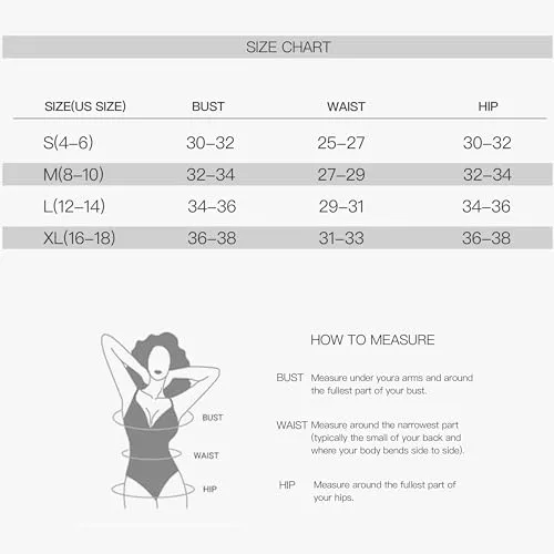 Brujula Women's One-Piece Backless Slimming Swimsuit High Neck Tummy Tuck 2024 Summer Sports Swimwear(S) Black