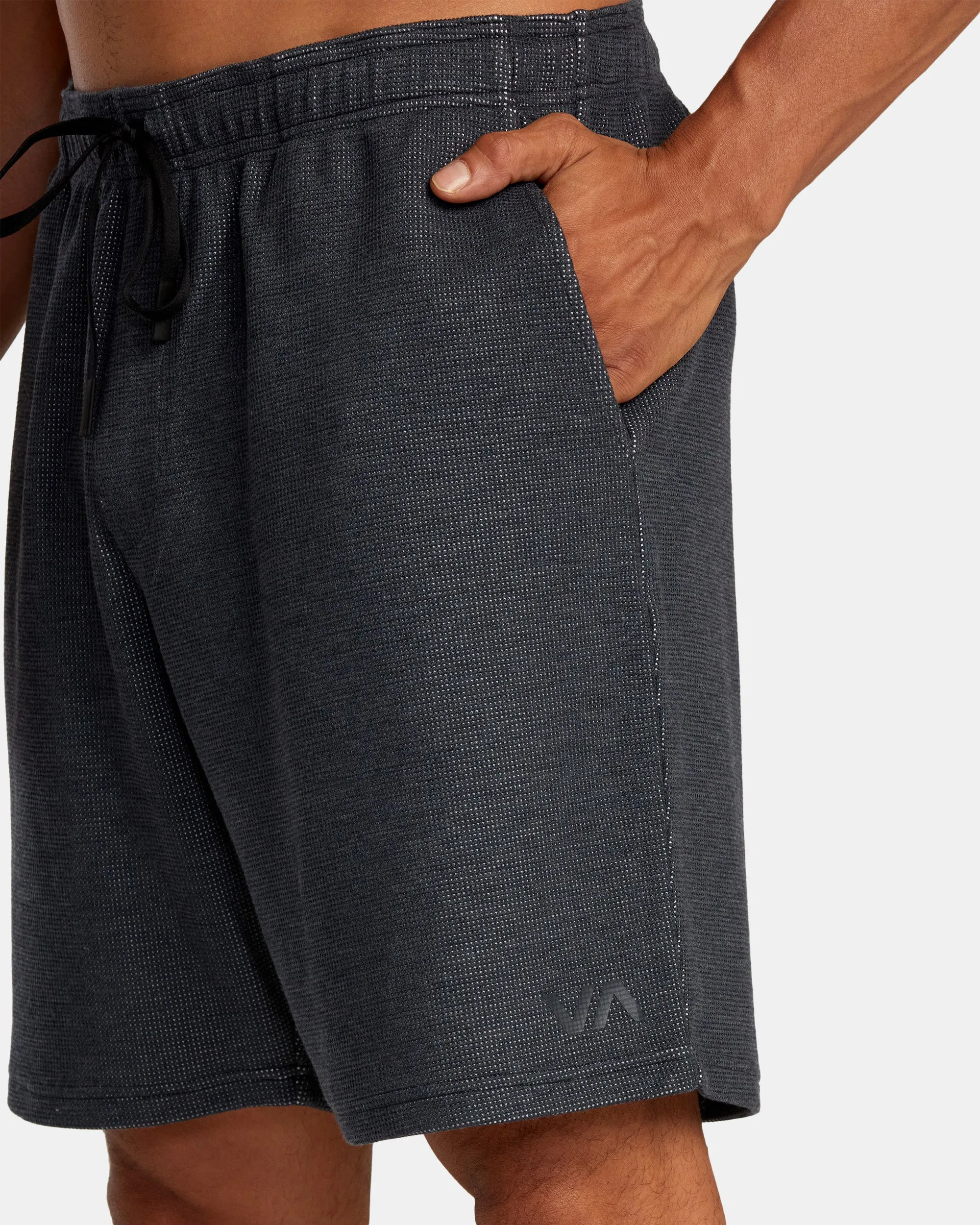C-Able Waffle Knit Shorts - Navy Heather