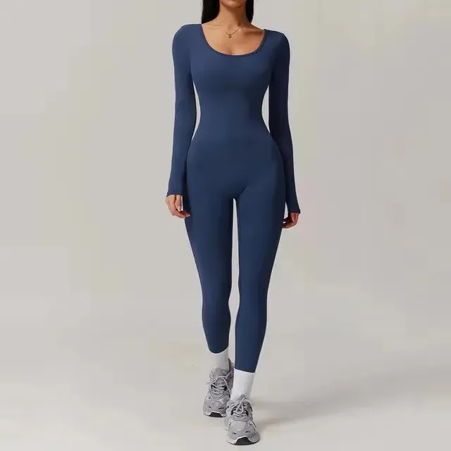 Cargo Pocket Gym Jumpsuit for Intense Workouts