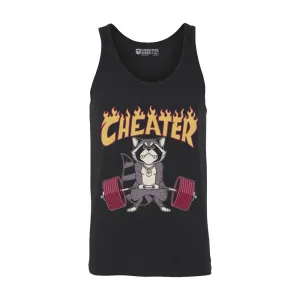 Cheater - Trash Panda Deadlift - Black tank top
