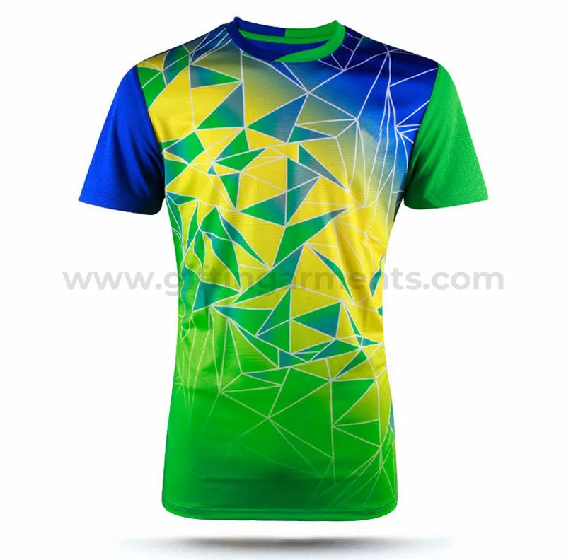 Cool Quick Dry Sports Custom Sublimation Printing Marathon Running T shirt