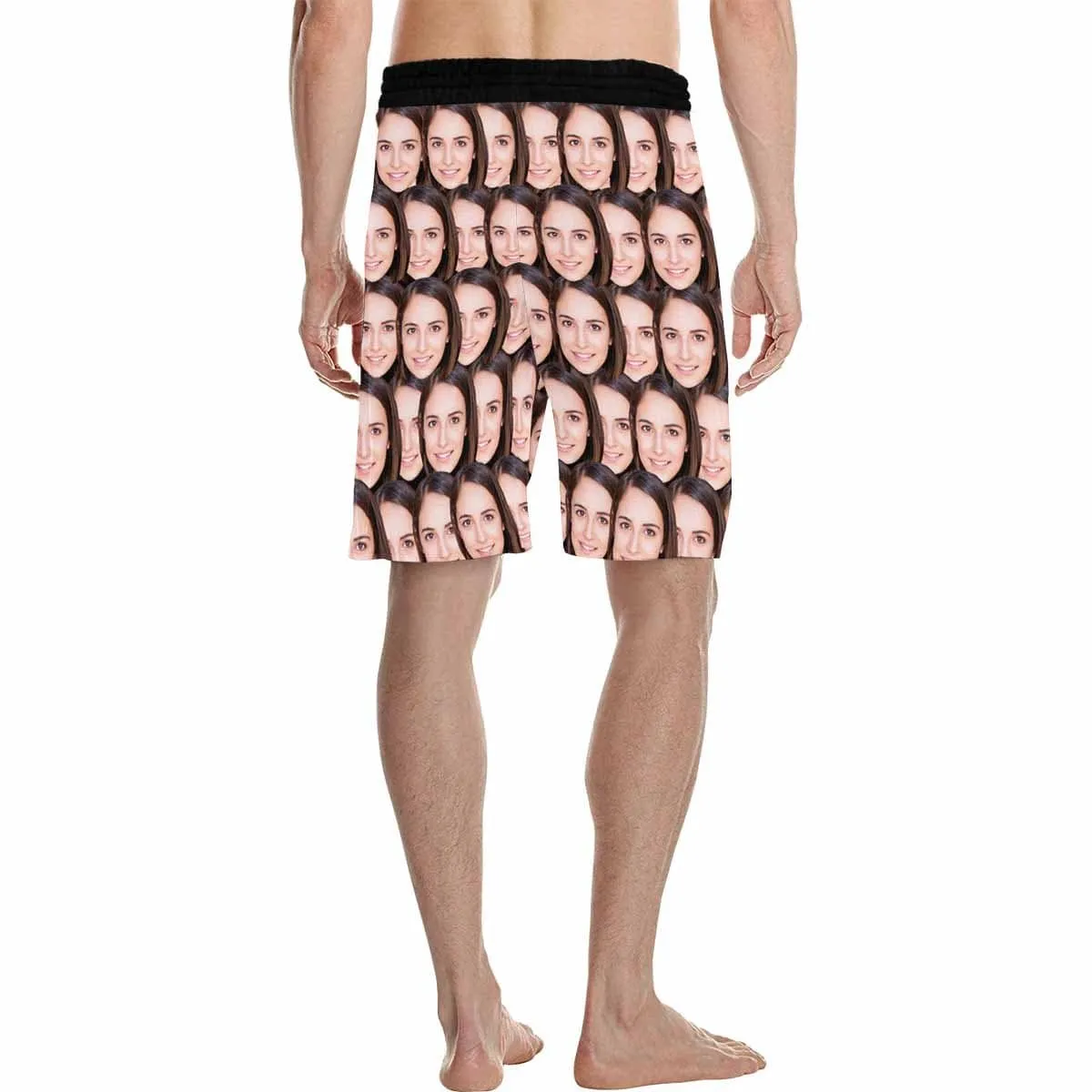 Custom Face All You Simple Personalized Photo Men's All Over Print Casual Shorts