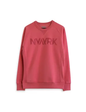 Cycling Sweatshirt (Reflective screen printing) - Coral