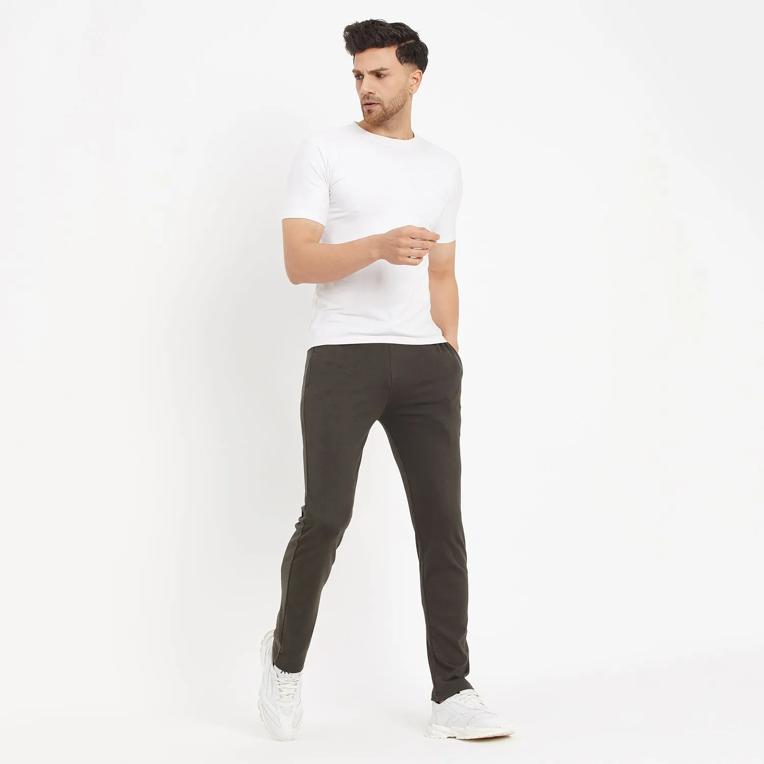 Duke Stardust Men Solid Regular Track Pant (LF5660)