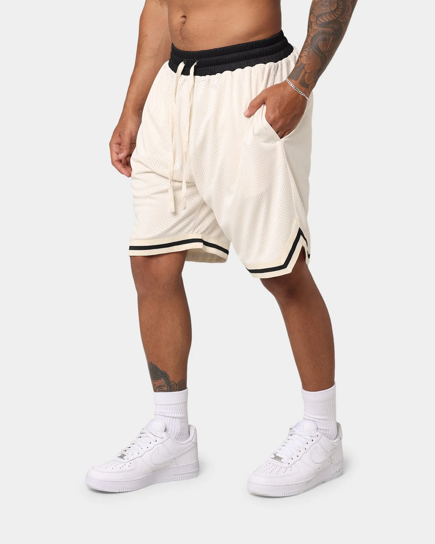 EN ES Rival Basketball Shorts Off White