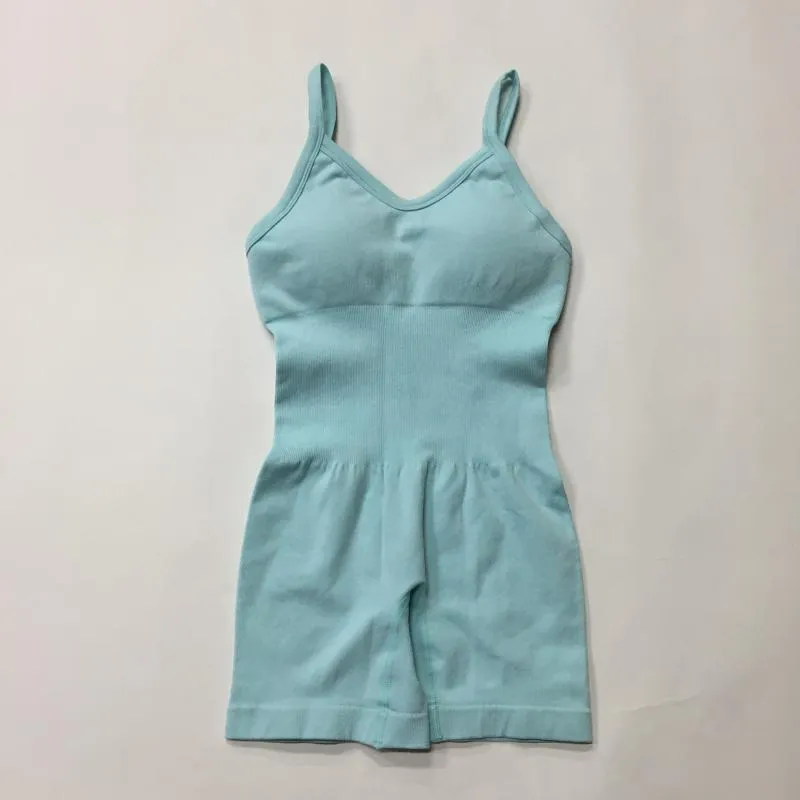 European And American Seamless Knitted Yoga Jumpsuit