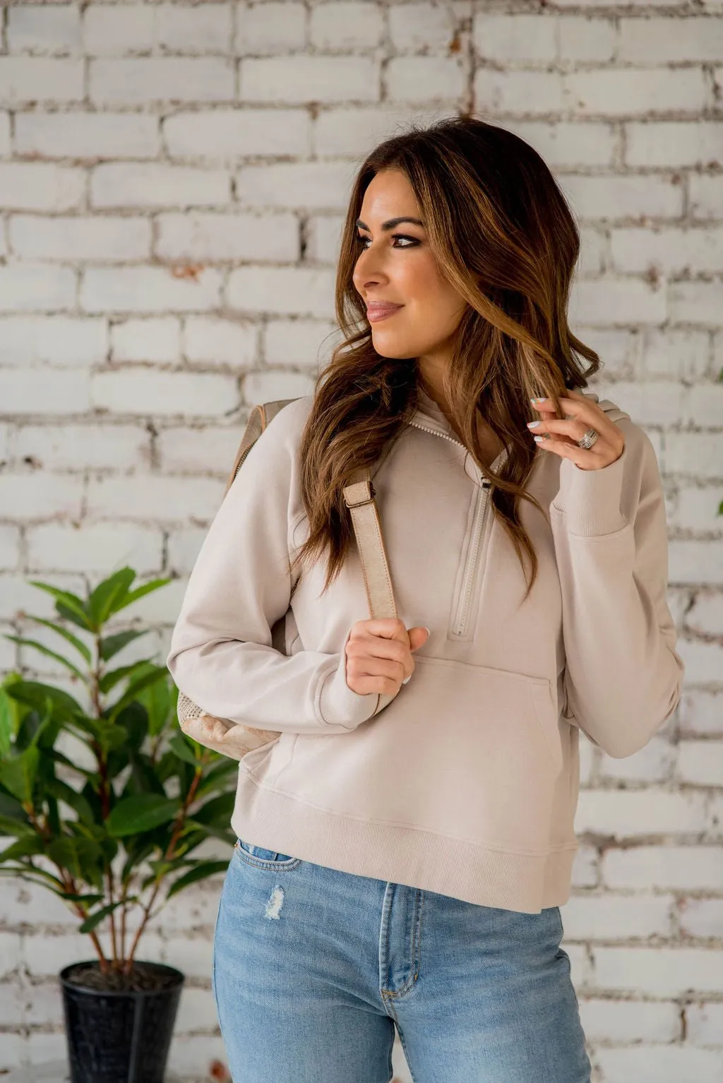 Everyday Half Zip Hoodie