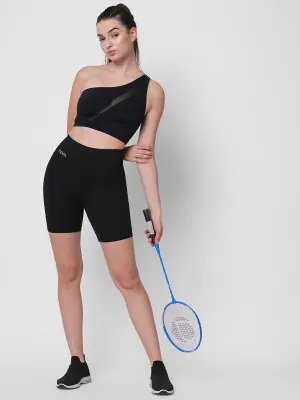 Fitkin women black core biker shorts