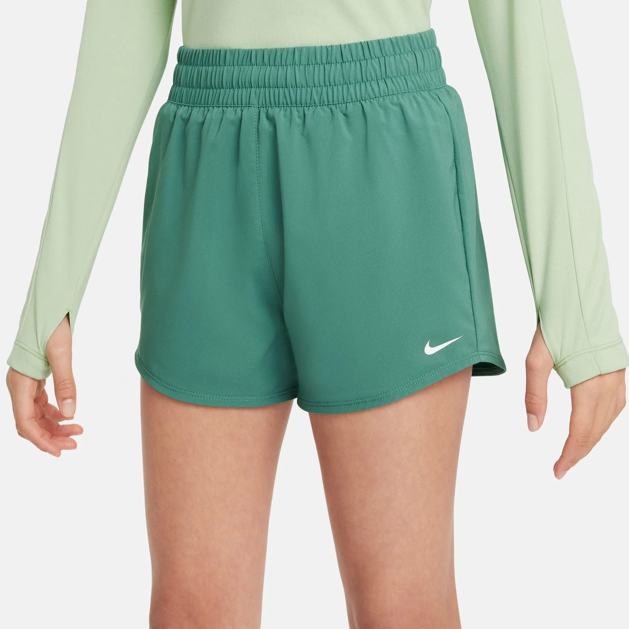 Girls' Nike Yourth Dri-FIT One Woven High-Waisted Short