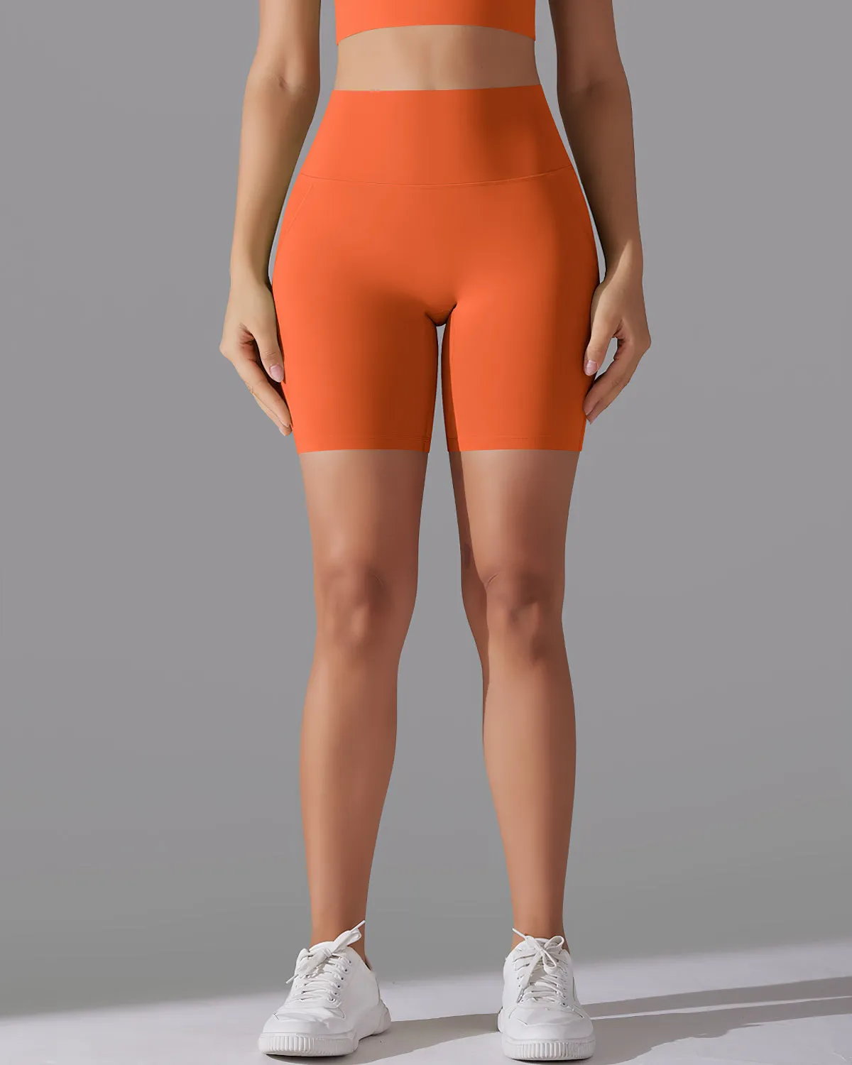 Giselle Seamless Shorts - Orange