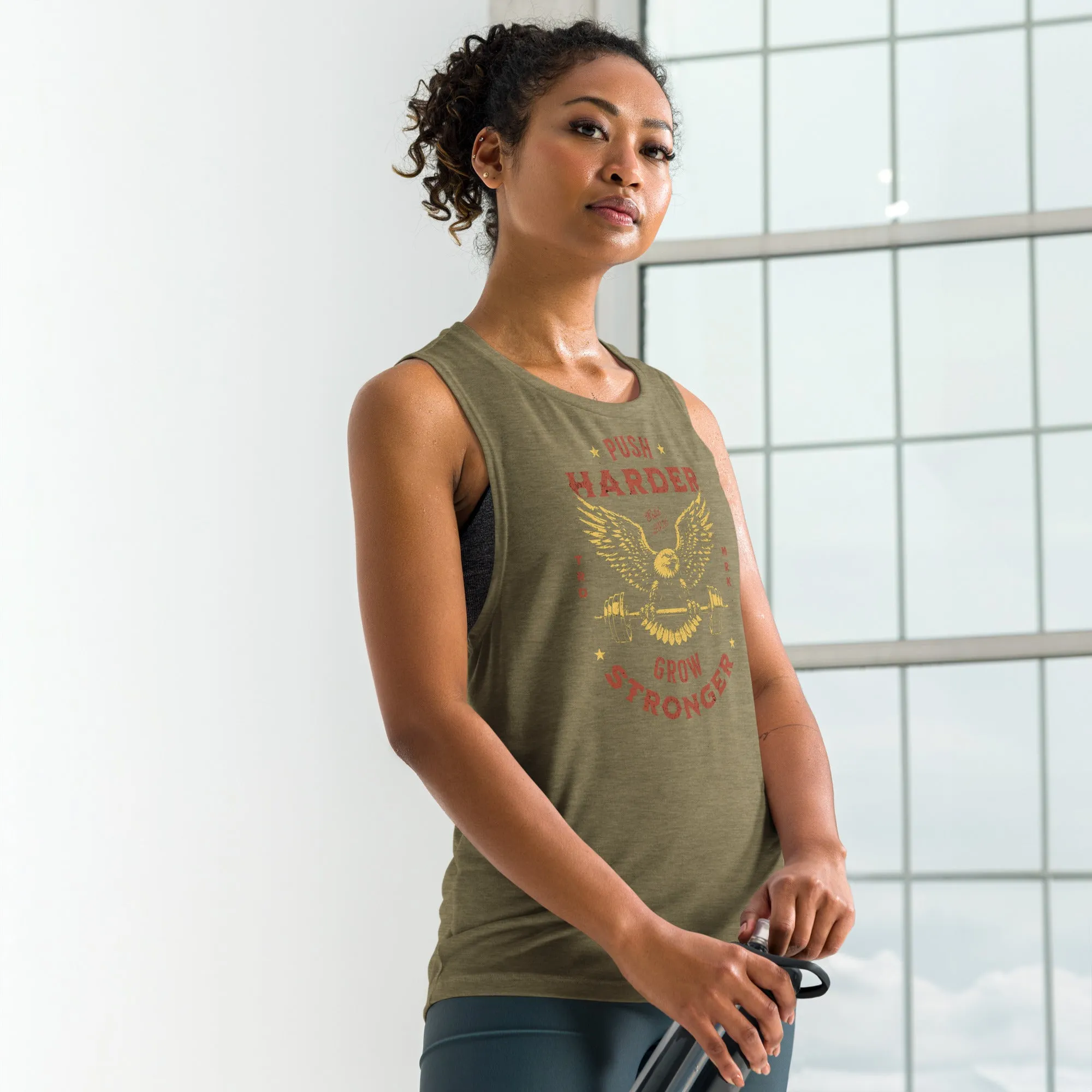 Grow Stronger Ladies’ Muscle Tank
