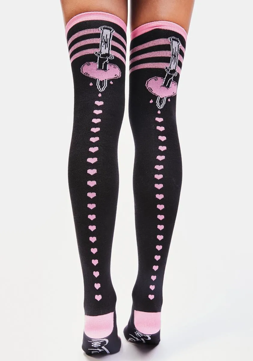 Heartless Knee High Socks