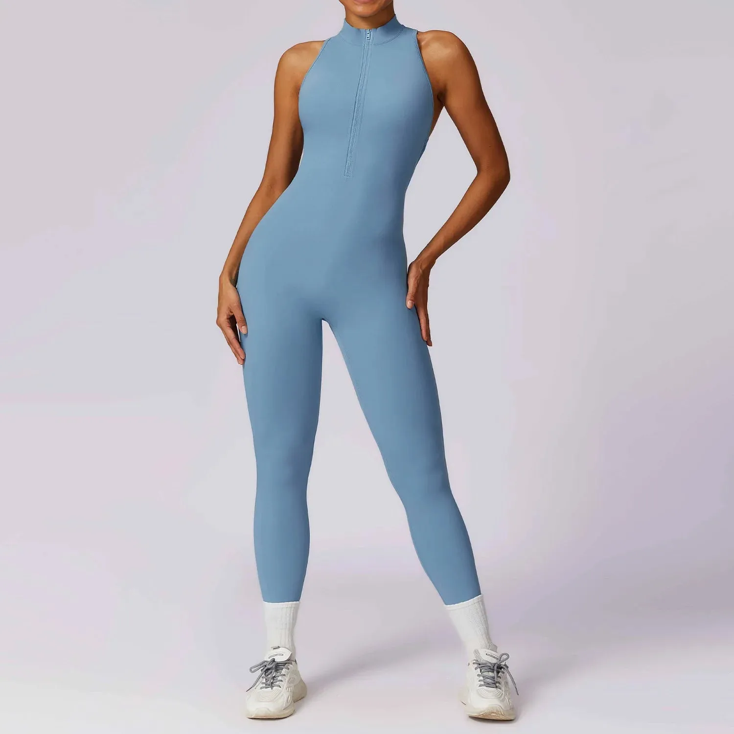 High-Performance Yoga Jumpsuit for Women - Workout Outfit
