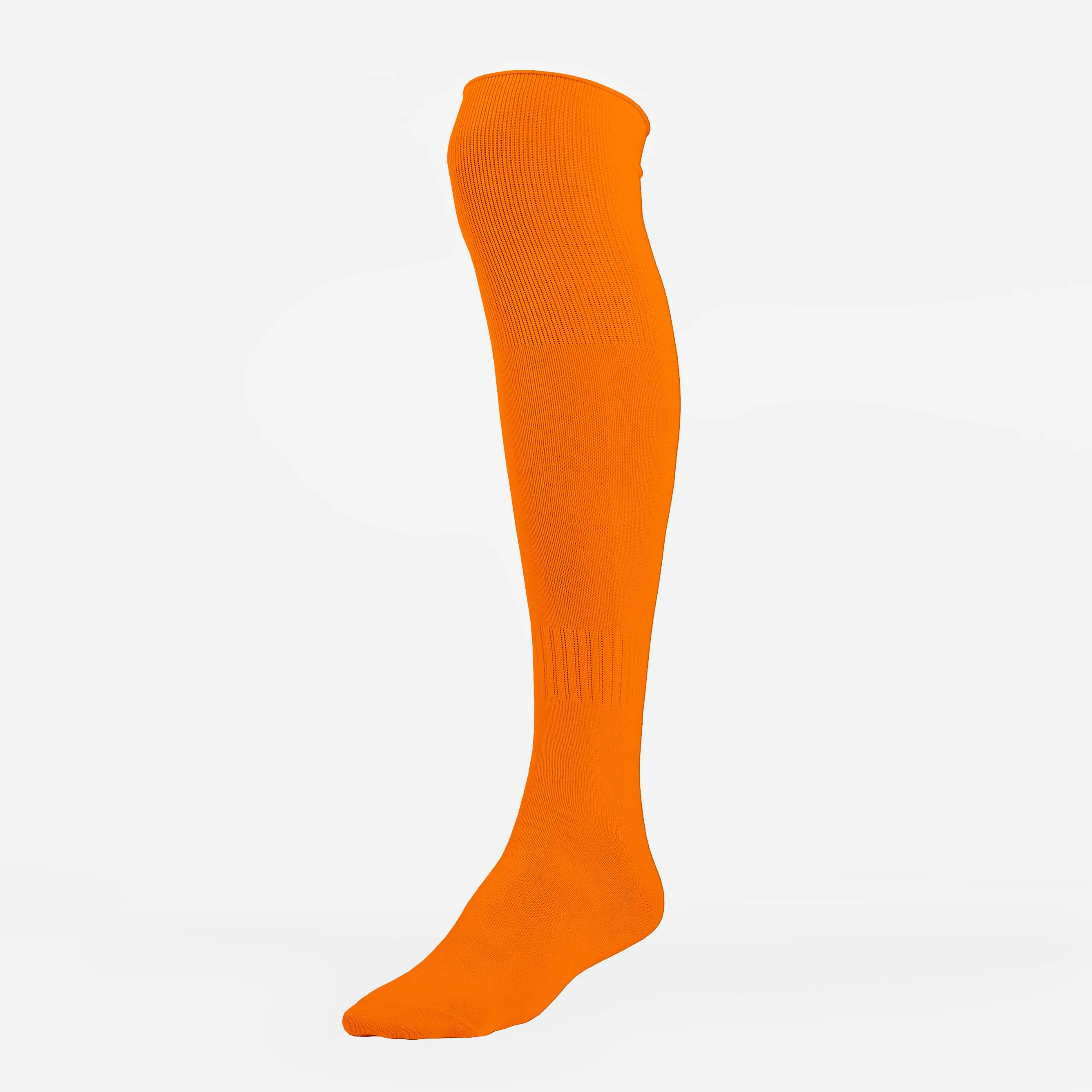 Hot Orange Over The Knee Sport Socks