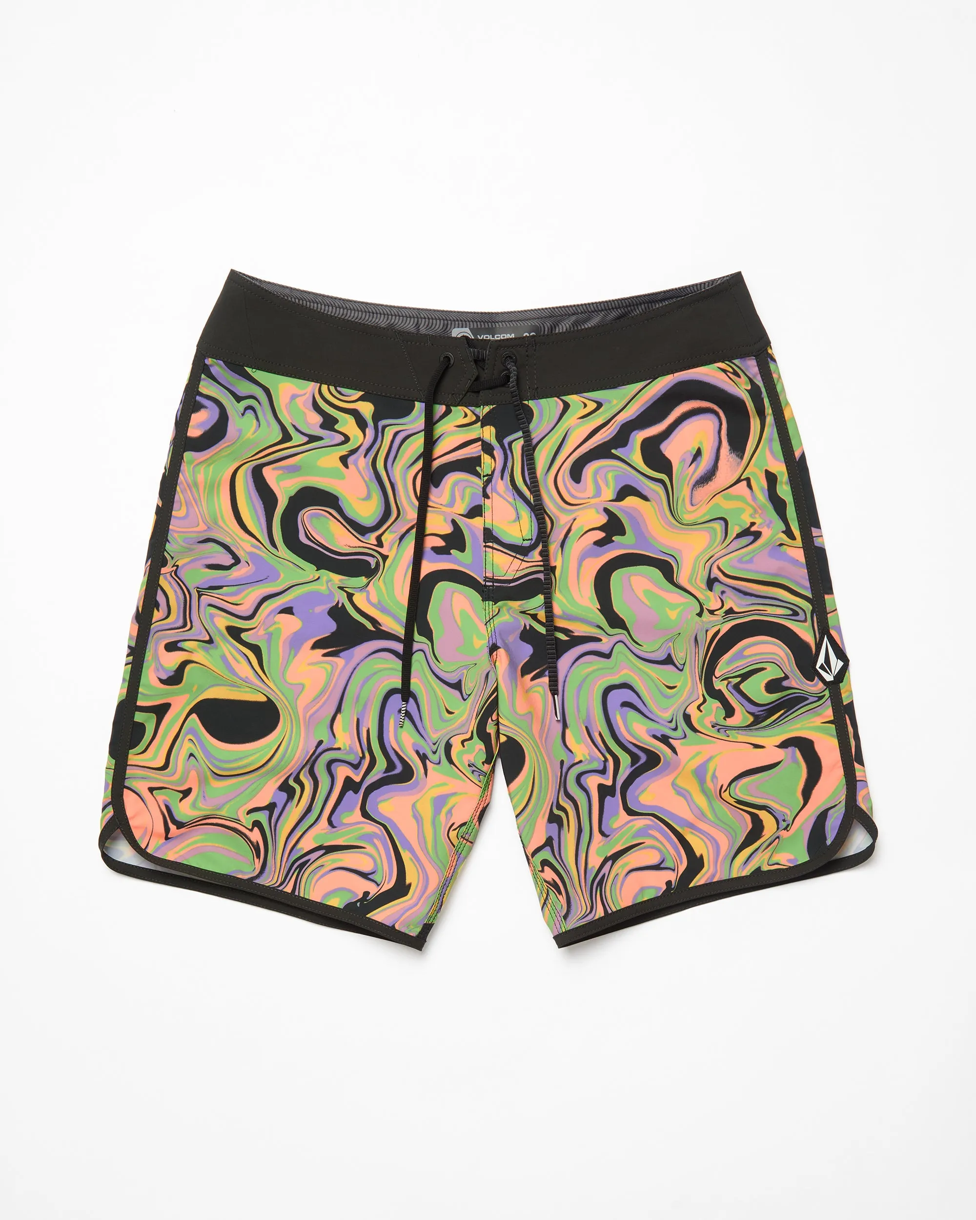 Infuse Scallop Mod 19" Boardshort - STEEL PURPLE