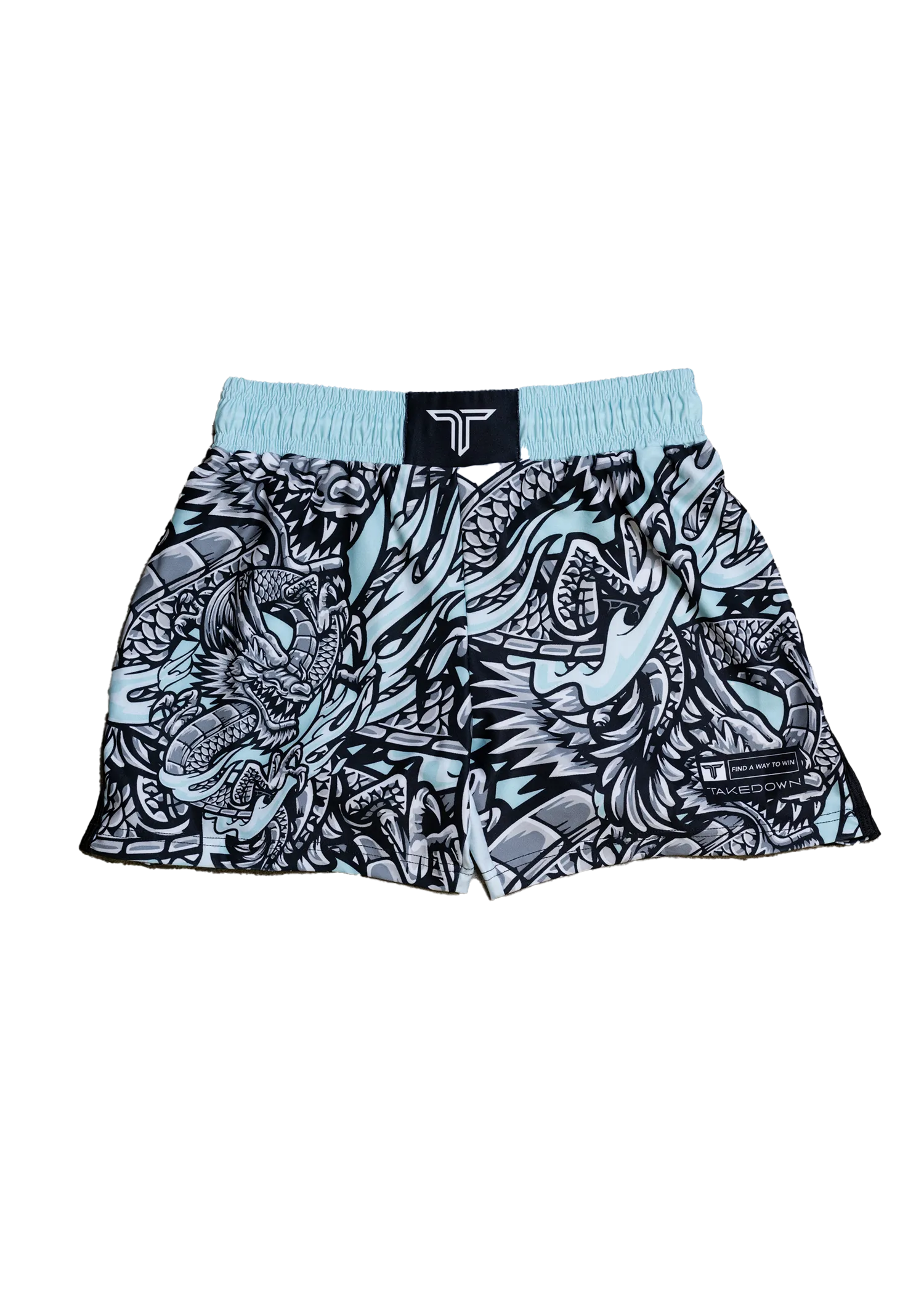 Iron Dragon Fight Shorts (5"&7“ Inseam) - Mint