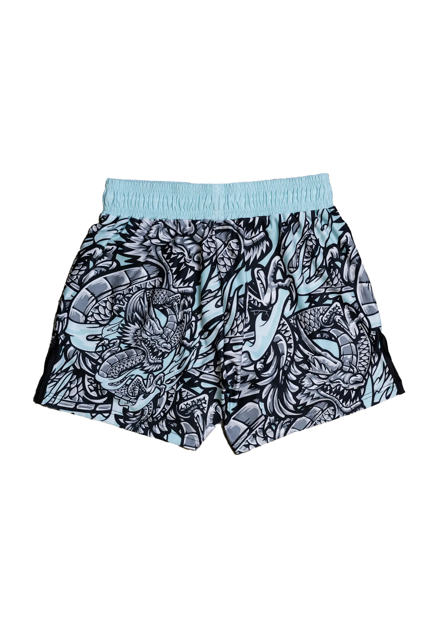 Iron Dragon Fight Shorts (5"&7“ Inseam) - Mint