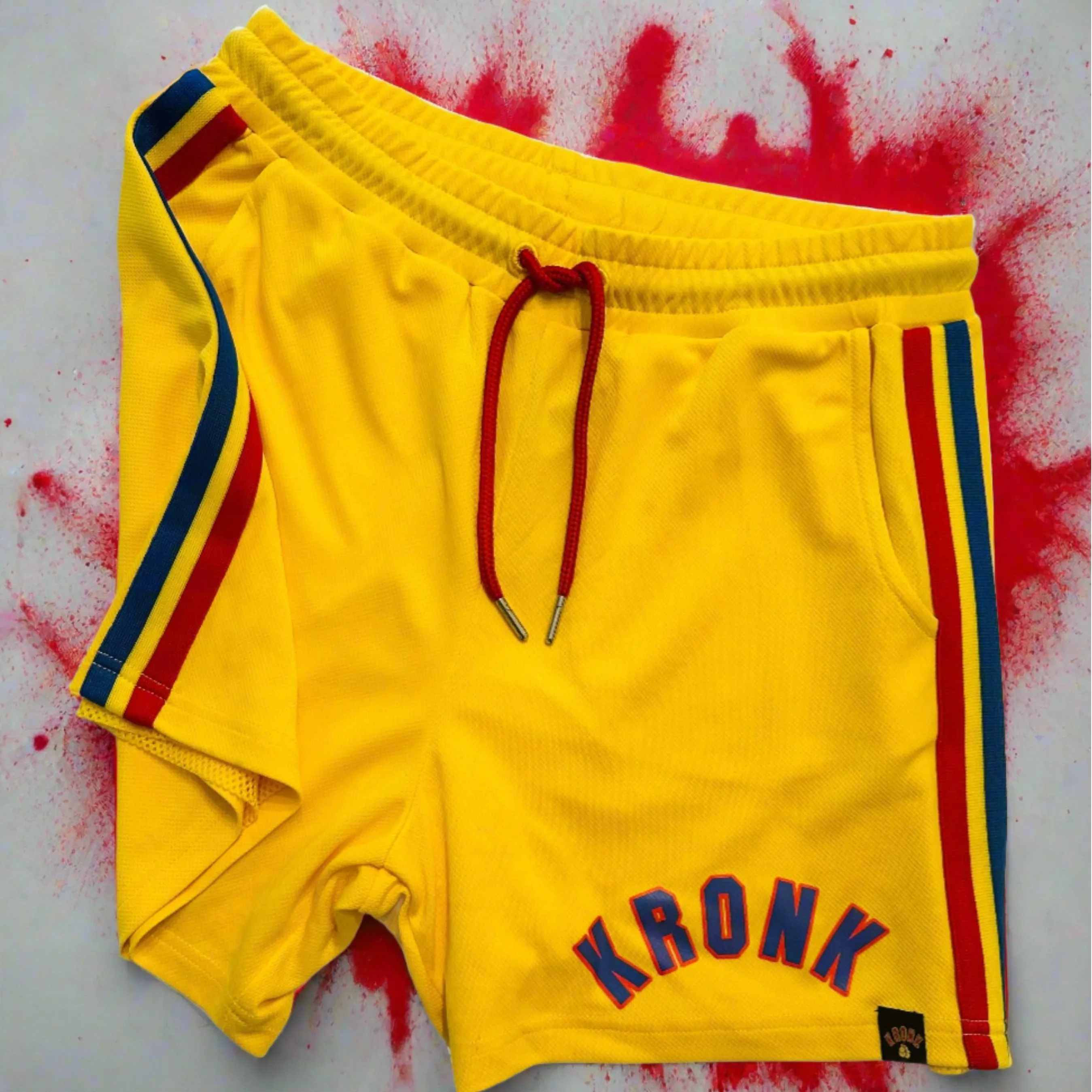 KRONK WAR Shorts Yellow