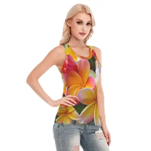 Last of the Summer Frangipanis Tank Top up to 5 XL (FWS)