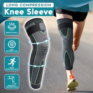 Long Compression Knee Sleeve Brace