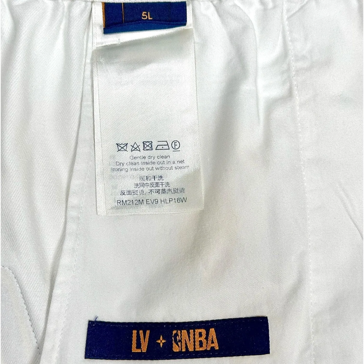 Louis Vuitton x NBA Basketball Shorts Beige Pre-Owned