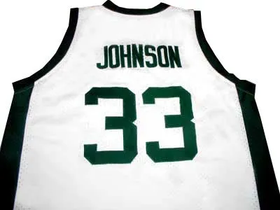 Magic Johnson Michigan State Spartans College Basketball Throwback Jersey
