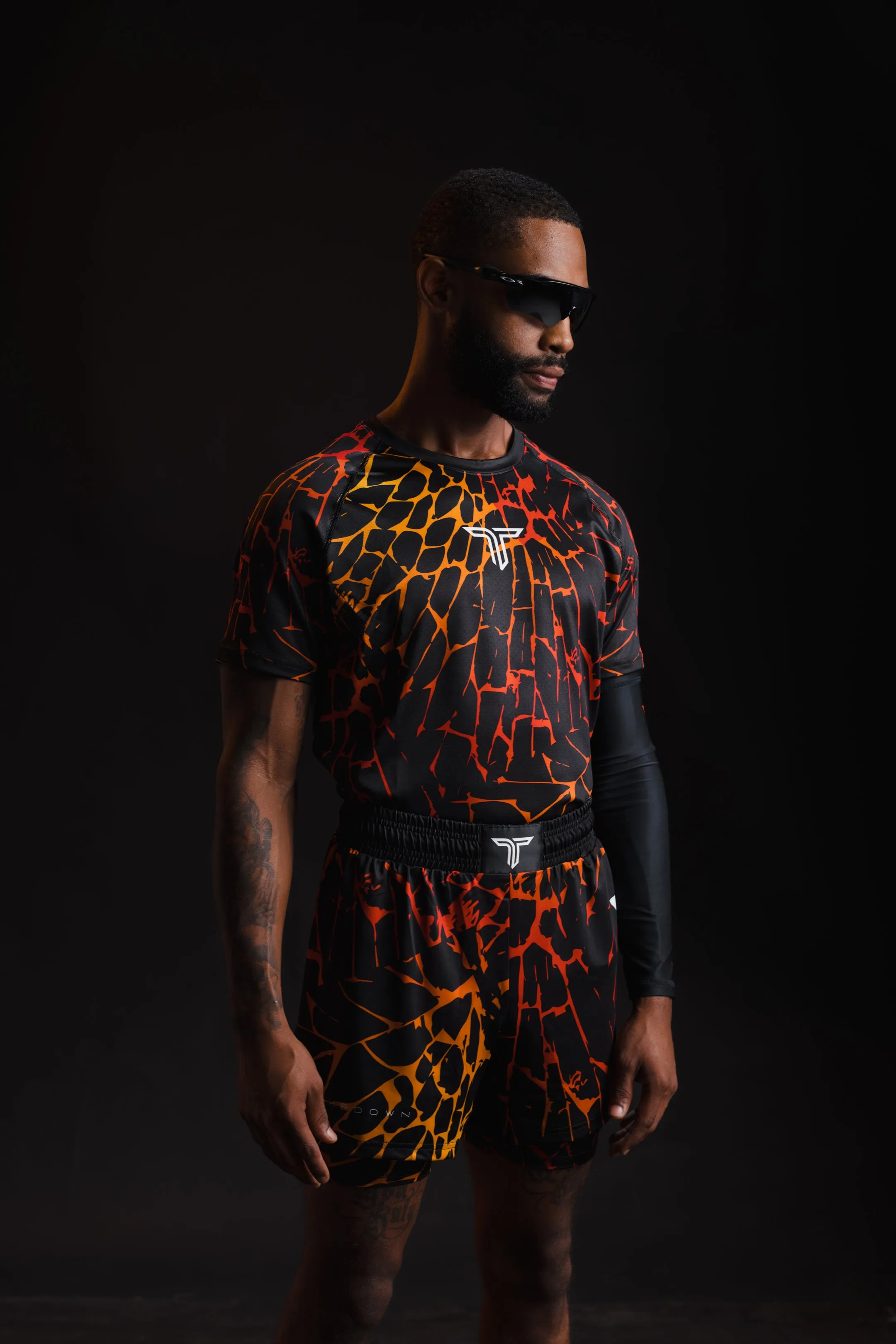 Magma Fight Shorts (5"&7“ Inseam) - Lava