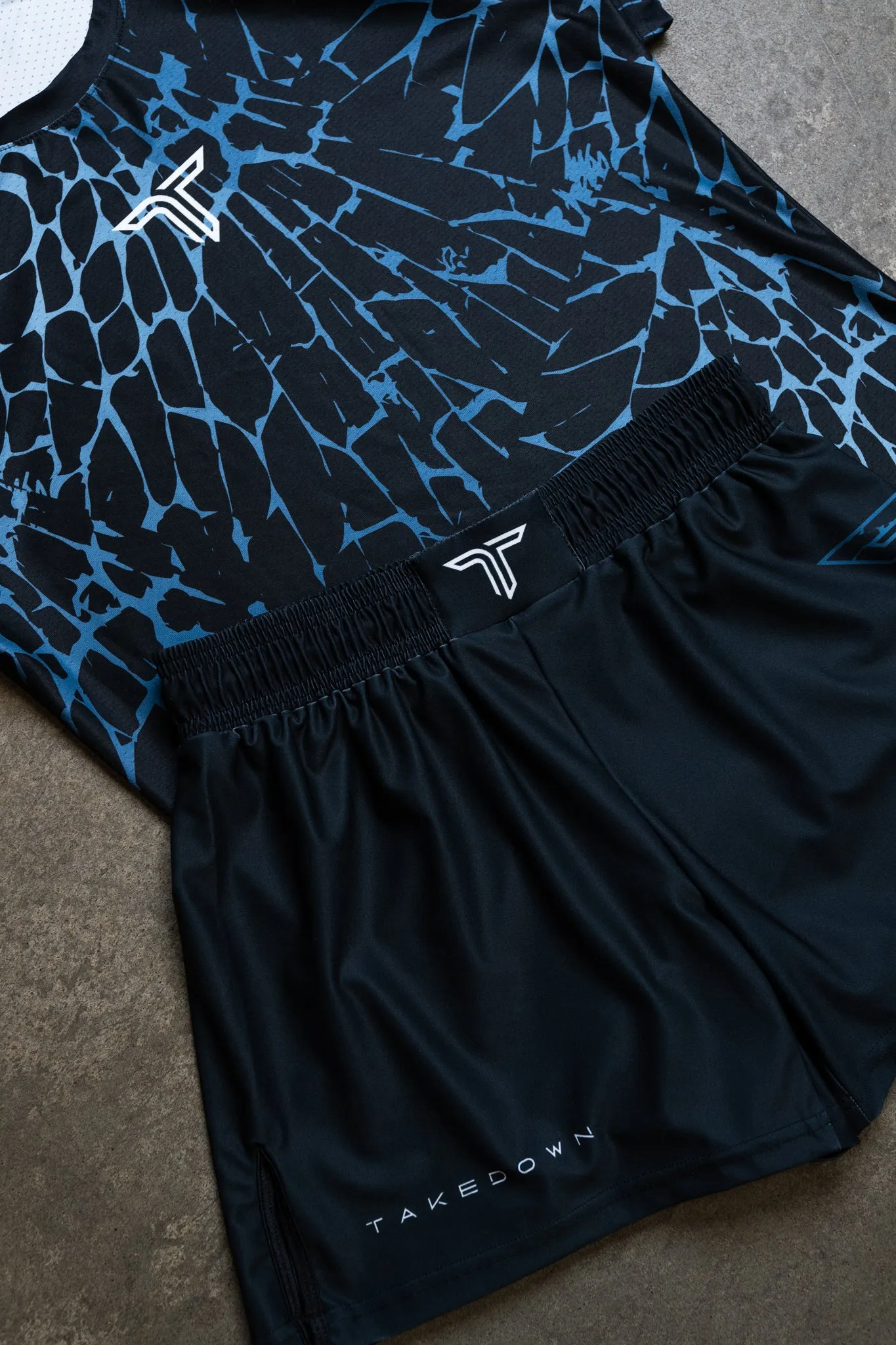Magma Icon Fight Shorts (5"&7“ Inseam) - Blue Steel