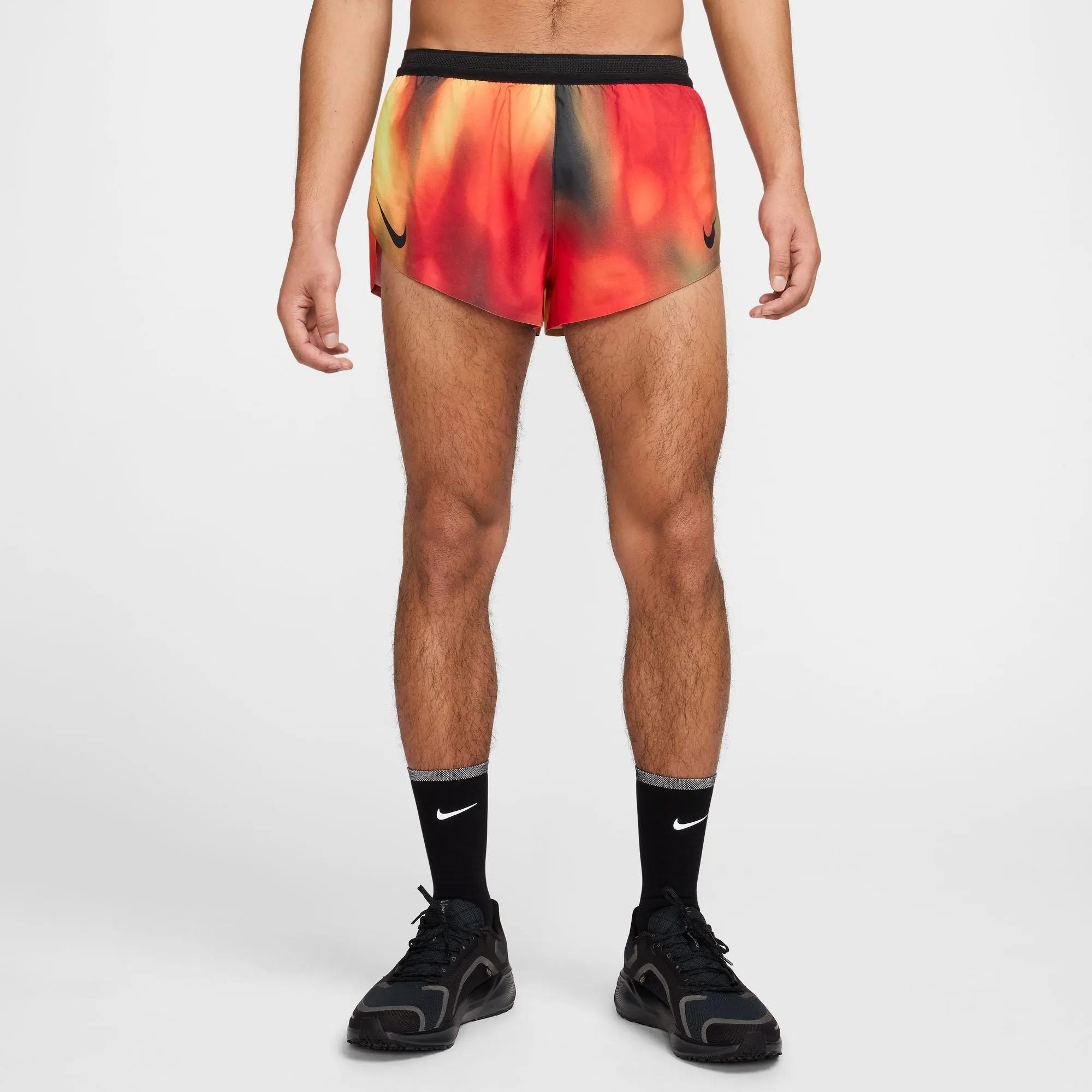 Men's AeroSwift Elite Entry Dri-FIT ADV Running Shorts (736 - LT Lemon Twist/LT Crimson/Black/Black)
