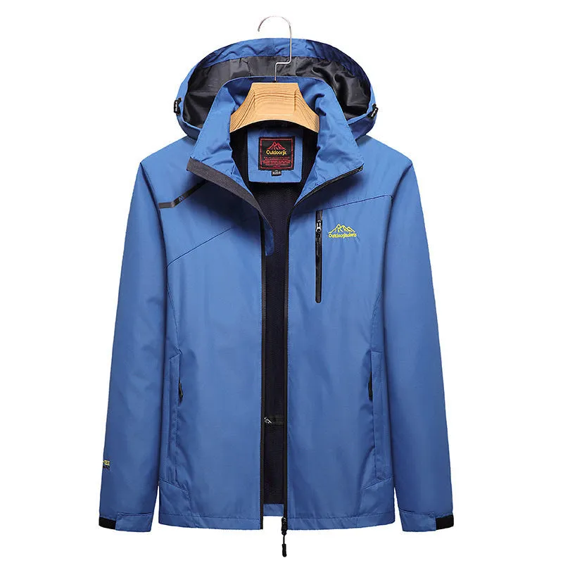 Men’s and Women’s Hooded Waterproof Rain Jacket