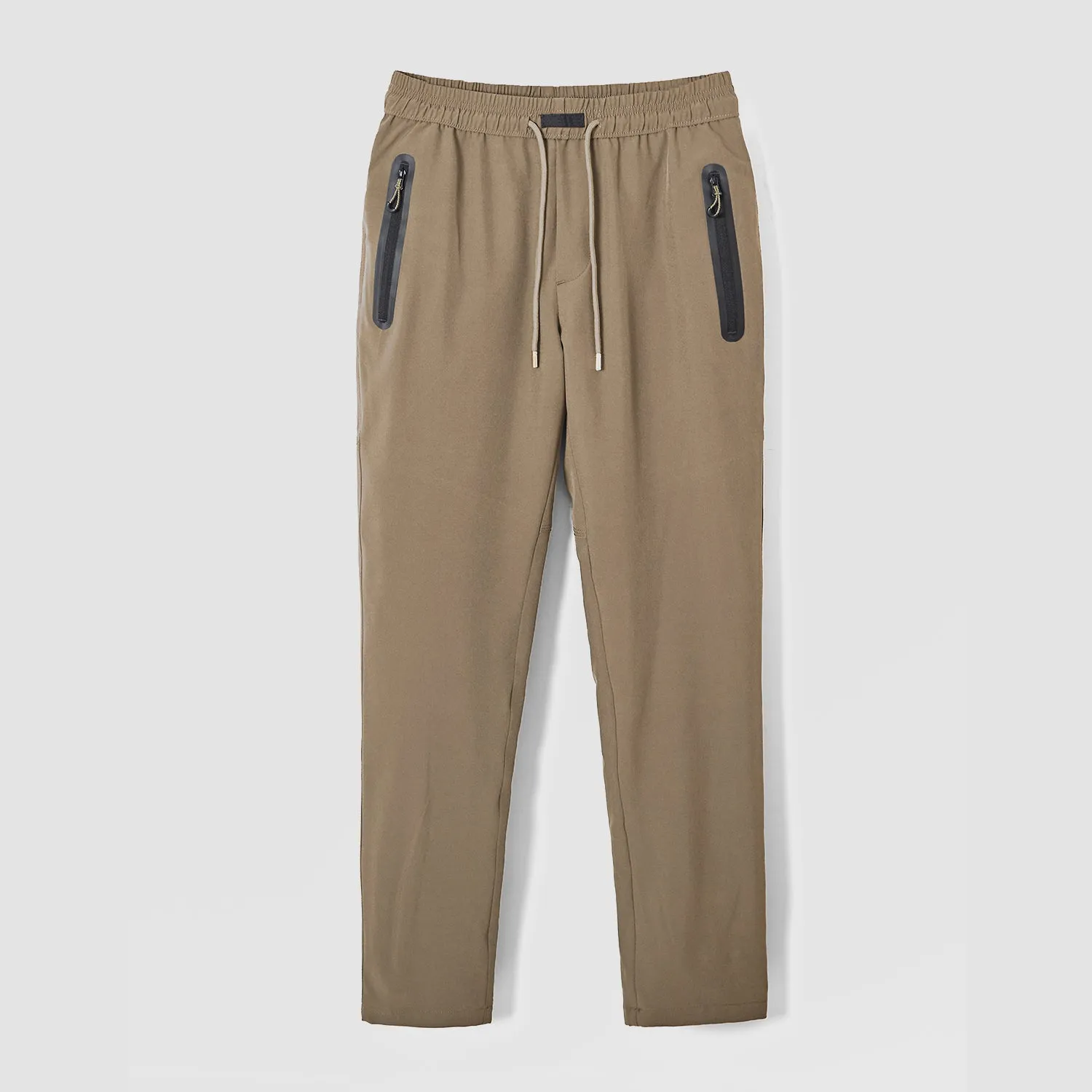 Men's Quick Dry Lightweight Track Pants - Comfortable Summer Style with Zipper Pockets