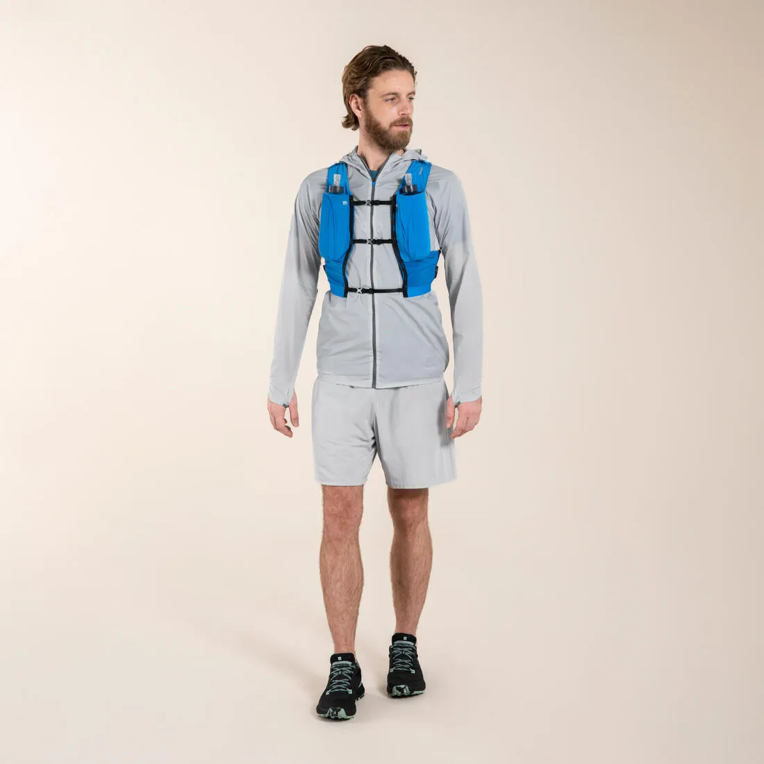 Men's Trail Running Long-Sleeved Windproof Jacket