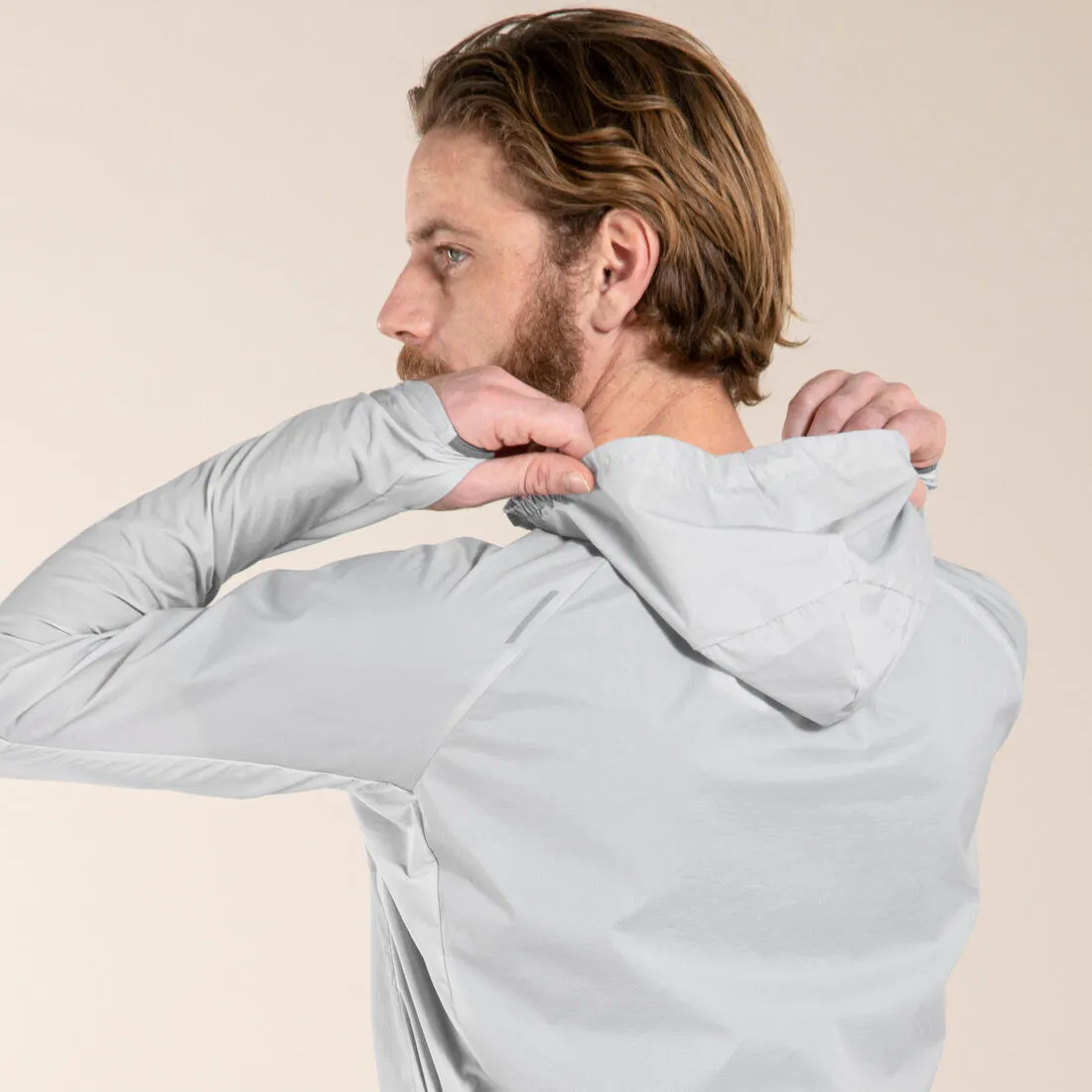 Men's Trail Running Long-Sleeved Windproof Jacket