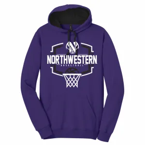 Northwestern Wildcats Backboard Basketball Hoodie