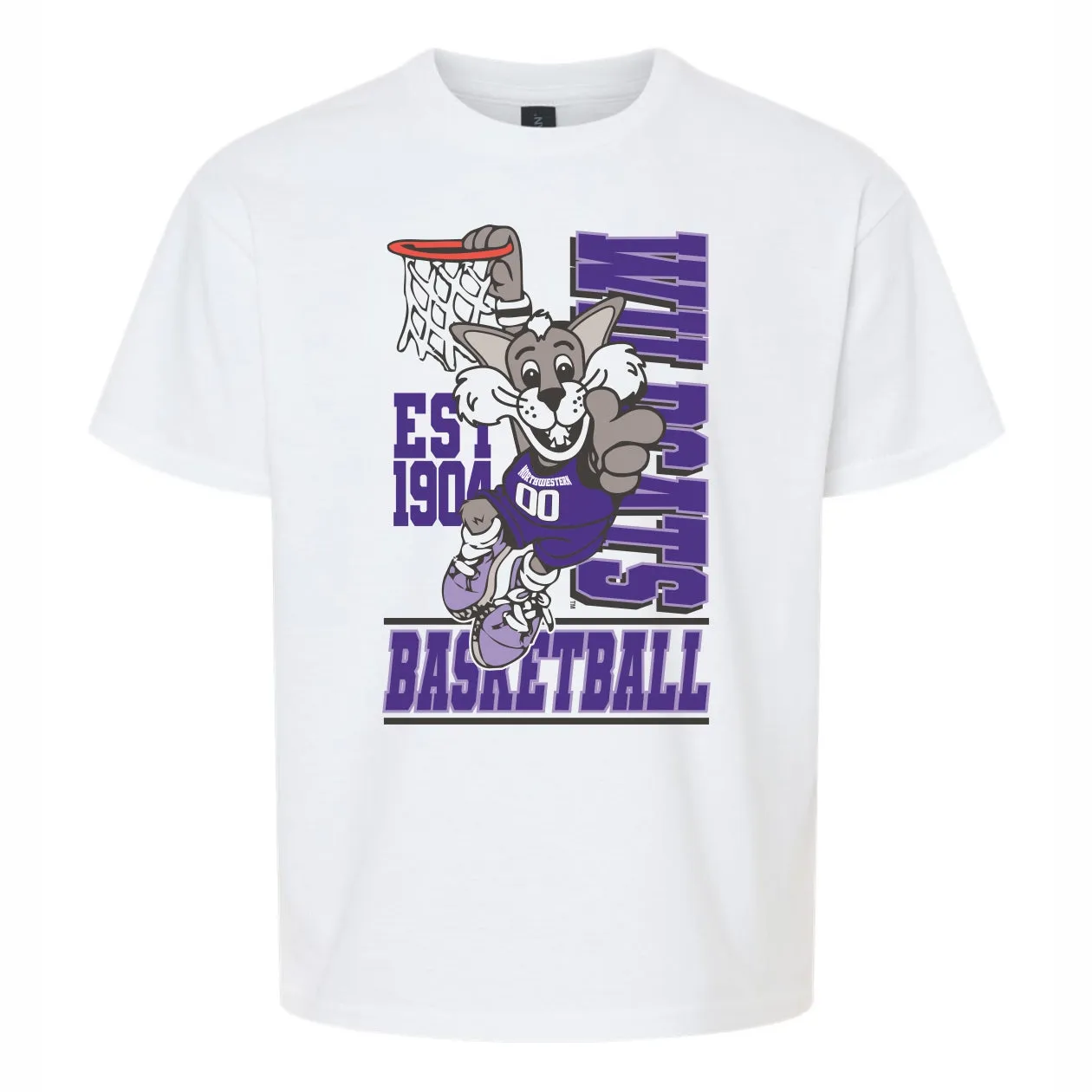 Northwestern Wildcats Youth Willie Dunk Short-Sleeve T-Shirt