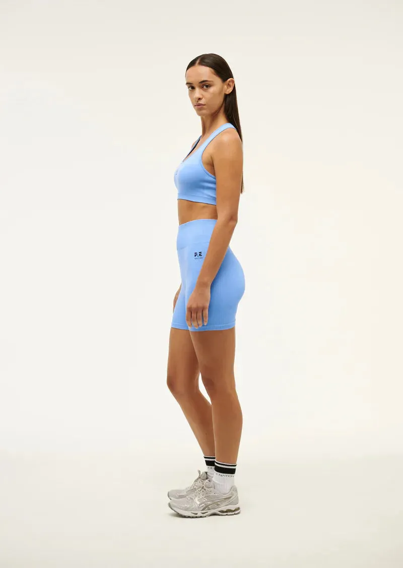 P.E Nation - Restore Seamless Sports Bra (Cornflower Blue)