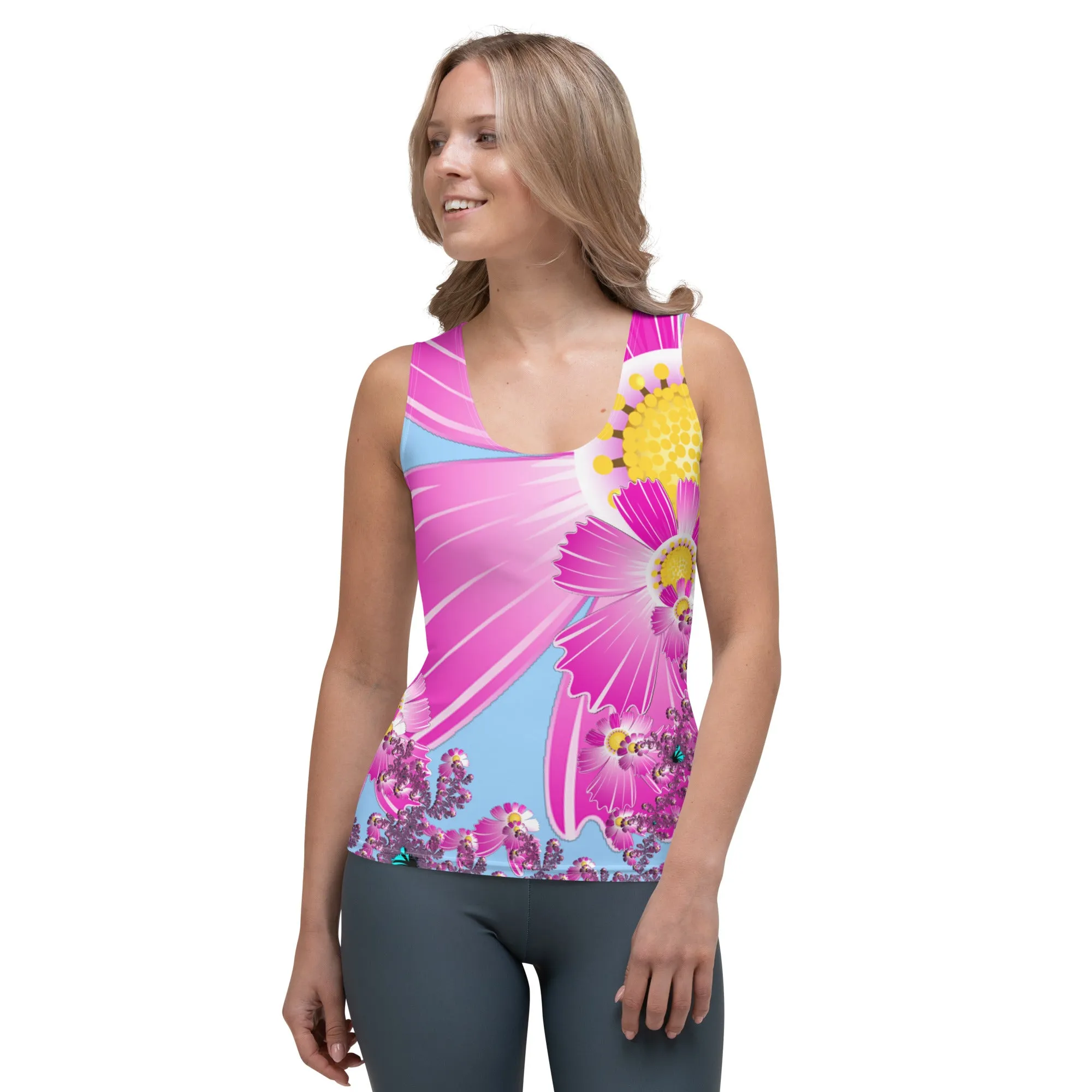 "Mystical Butterfly Bliss" Collection - Designer Tank Top