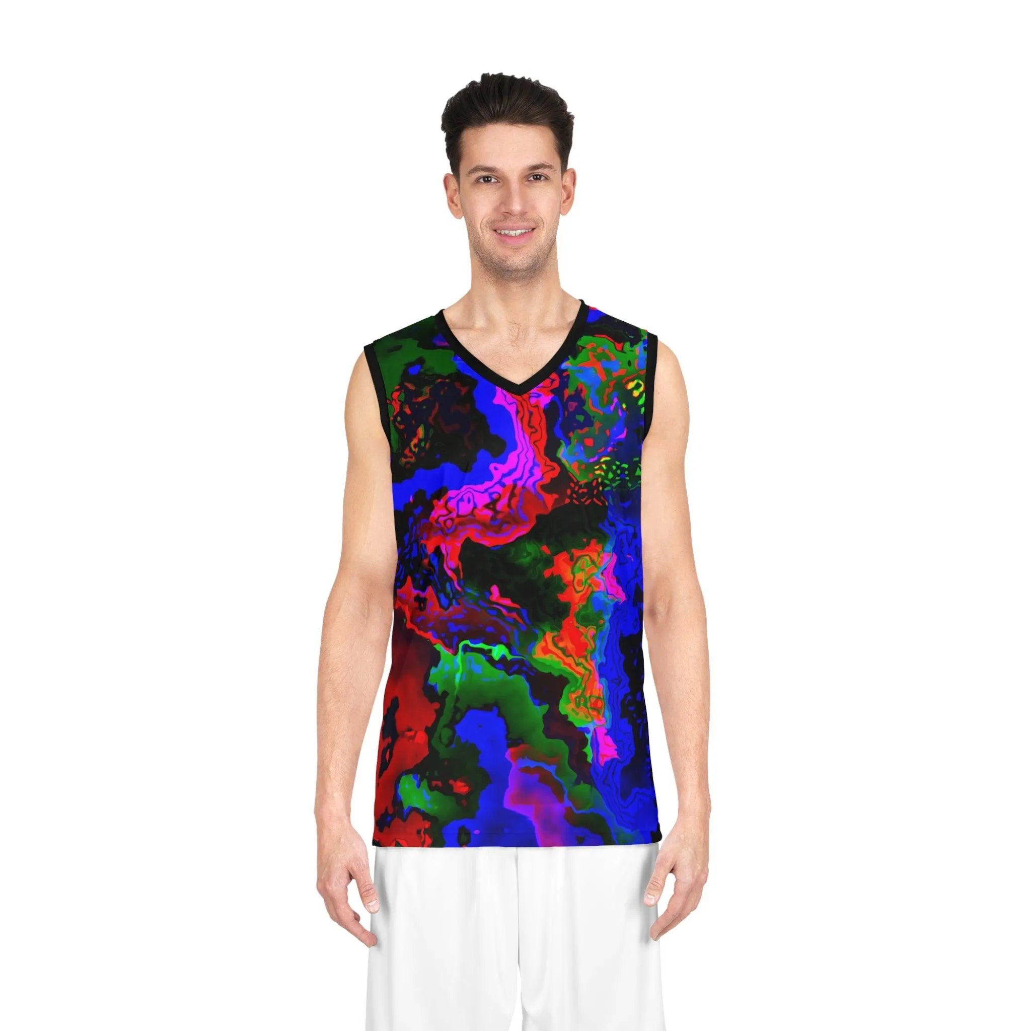 Rainbow in the Darkness Basketball Jersey