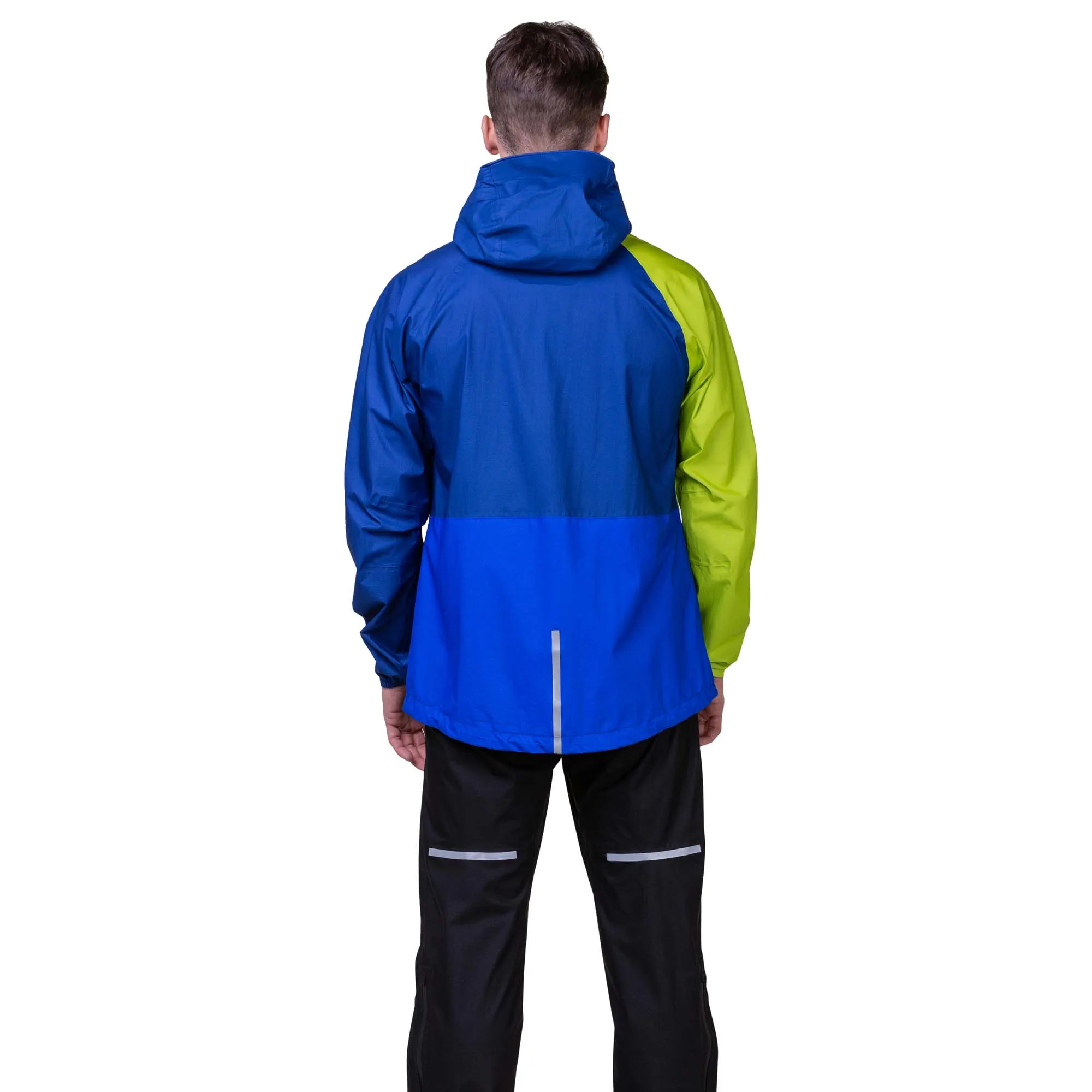 Ronhill | Men's Tech Fortify Jacket - Ocean/Citrus